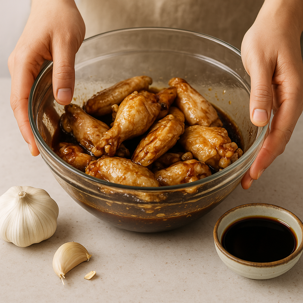 marinate the chicken wings