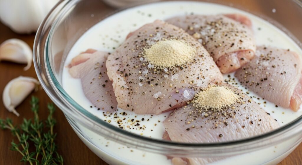 marinate the chicken