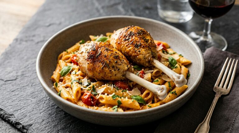 Chicken Drumstick Pasta